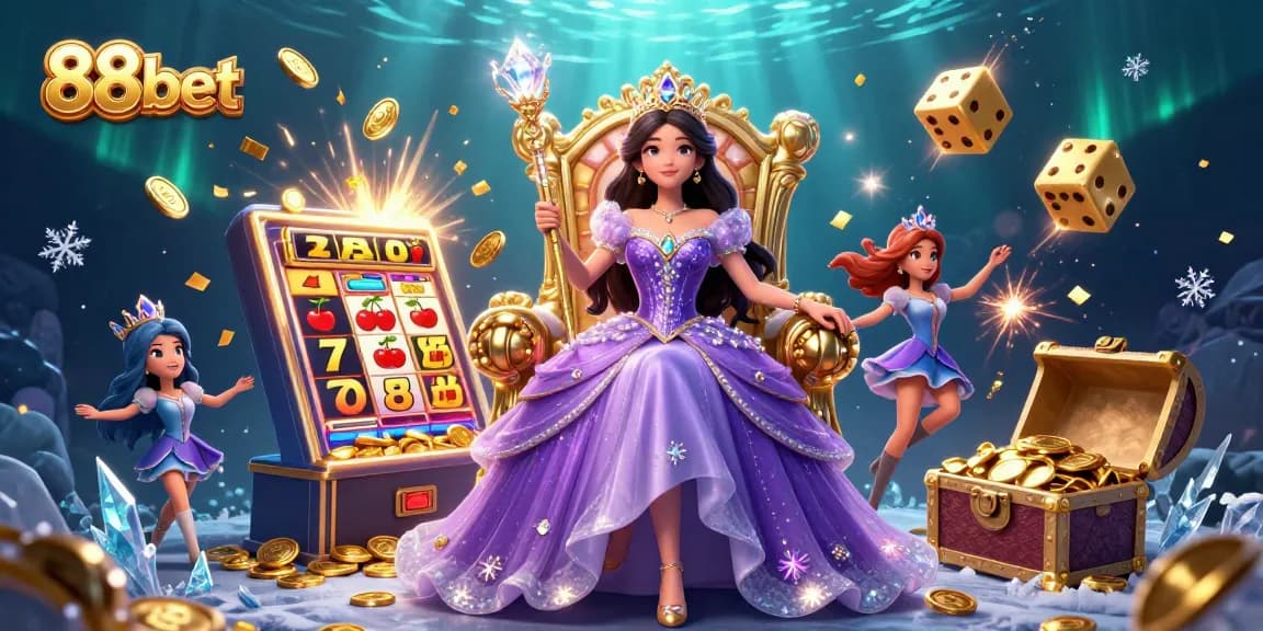 Experience the thrill of 88bet with vibrant games and jackpot excitement in this captivating scene.