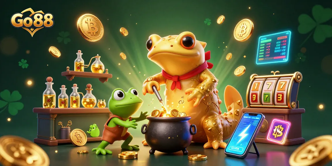 Experience thrilling gameplay at Go 88 with dynamic slots and vibrant gold coins.