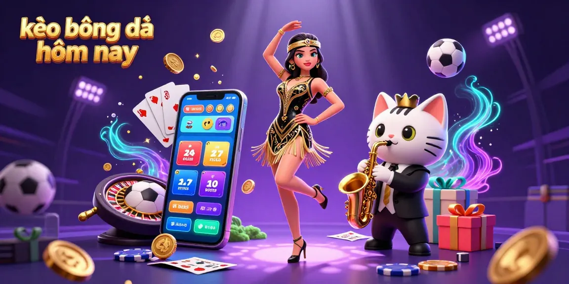 Engage with kèo bóng đá hôm nay sports betting excitement featuring lively characters and dynamic odds updates.