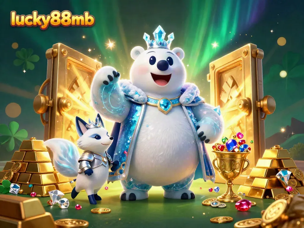 Play thrilling games at lucky88mb with fantastic 3D characters amidst sparkling treasures.