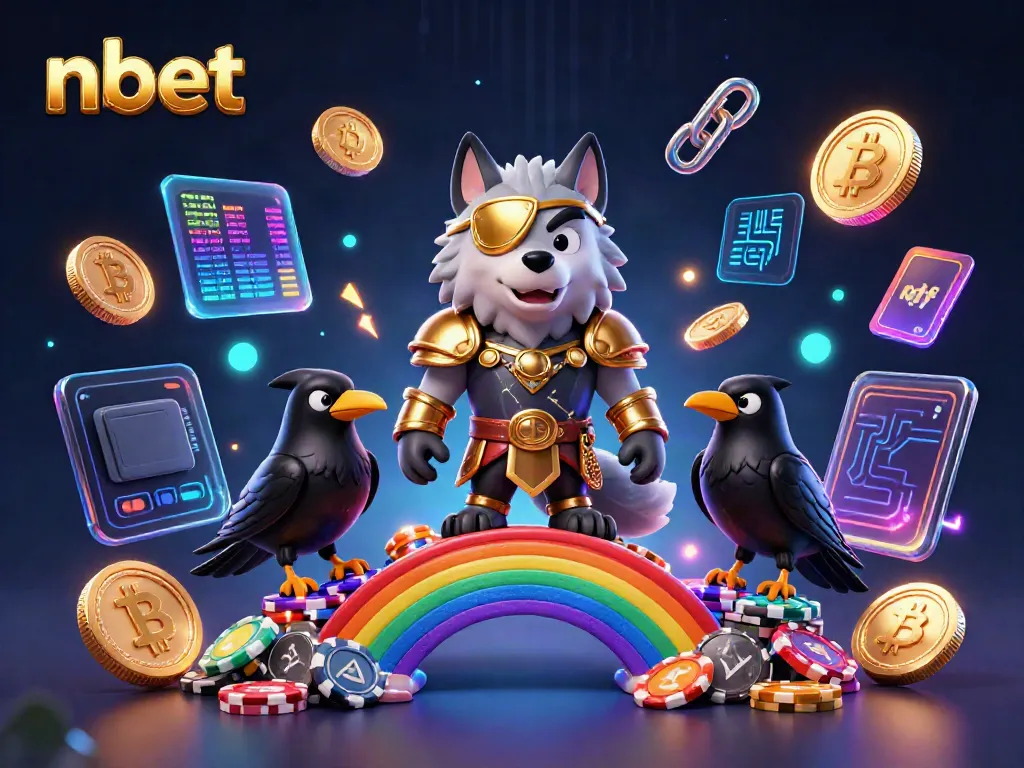 Engage with the vibrant nbet gaming world through a captivating Norse mythology scene packed with casino elements.