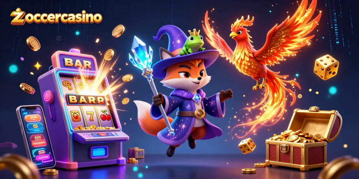 Experience the excitement at zoccercasino with vibrant slot machine bursts and thrilling gameplay.